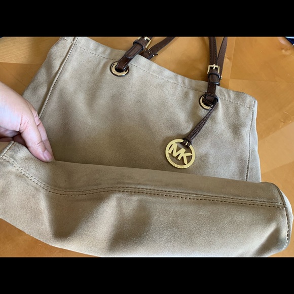 Tan Suede MK purse - Picture 2 of 6